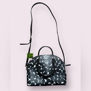 kate spade Black and White Patterned Satchel